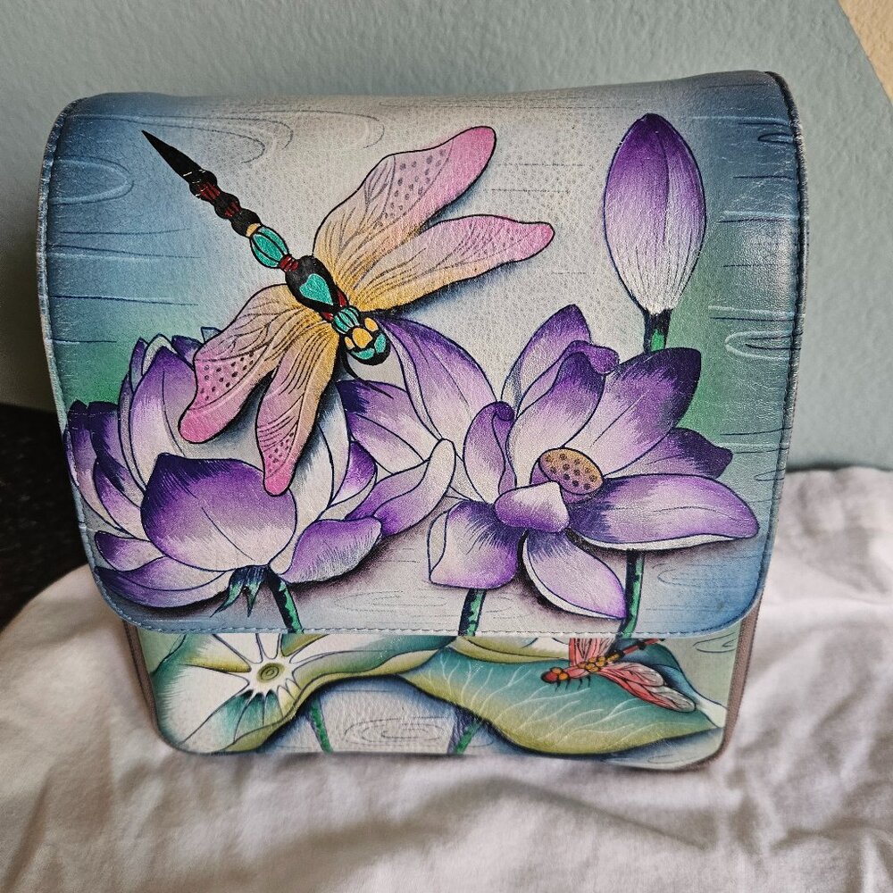 Anuschka hand made and hand painted handbag